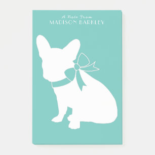 French Bulldog Frenchie Dog Puppy Frenchy Post-it Klebezettel