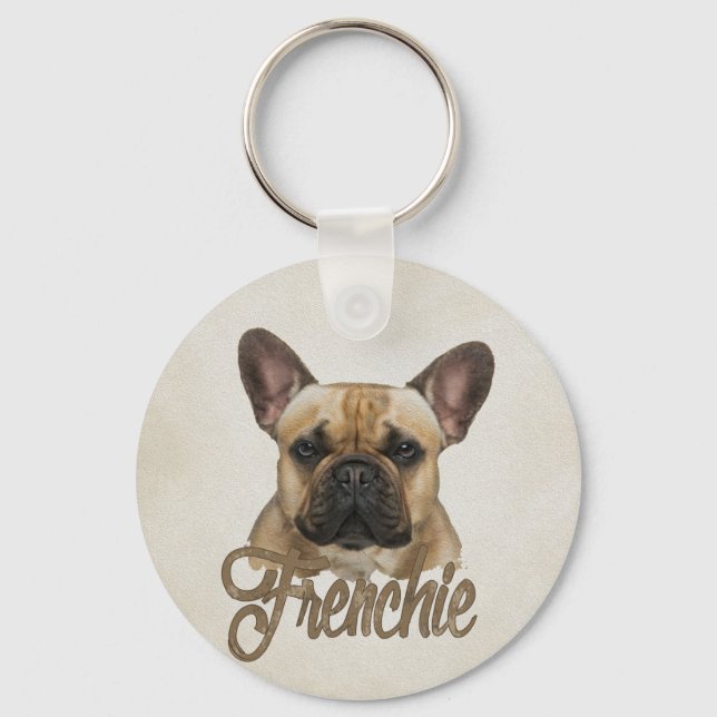French Bulldog - Frenchie Dog Schlüsselanhänger (Vorderseite)