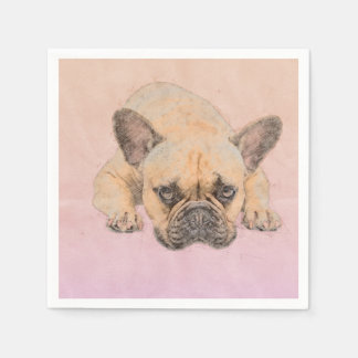 French Bulldog - Frenchie Dog Serviette