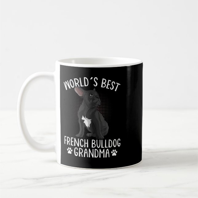 French Bulldog Frenchie Dog World ist das beste fr Kaffeetasse (Links)