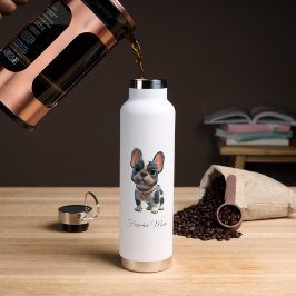 French Bulldog Frenchie Mom  Trinkflasche