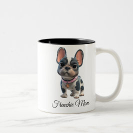 French Bulldog Frenchie Mom Zweifarbige Tasse