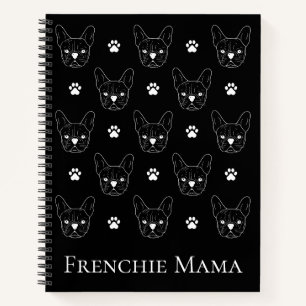 French Bulldog Frenchie Personalisiertes Muster Sc Notizbuch