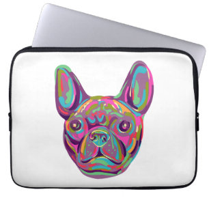 French Bulldog Frenchie Pop Art Laptopschutzhülle