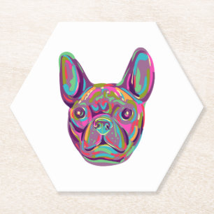 French Bulldog Frenchie Pop Art Untersetzer