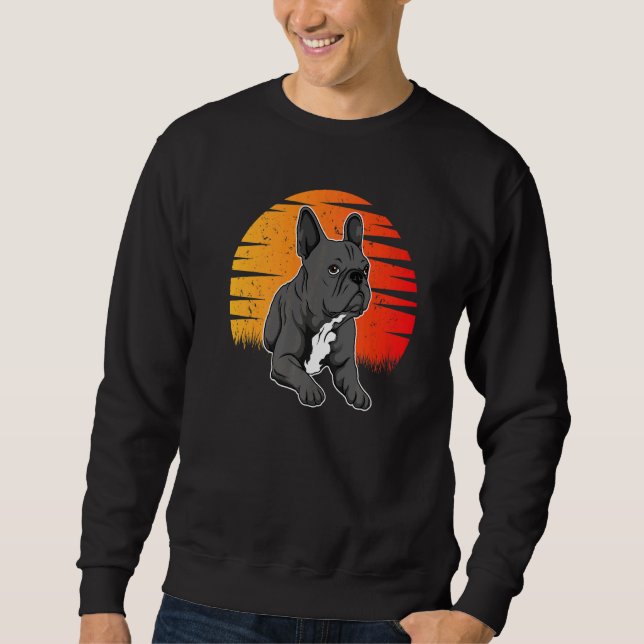 French Bulldog Frenchie Sunset Sweatshirt (Vorderseite)