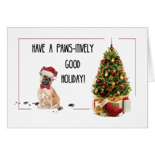 French Bulldog Funny Christmas Dog mit Baum