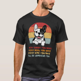 French Bulldog Funny guckt dir Parody T-Shirt