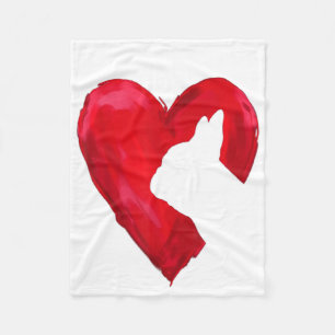 French Bulldog-Geschenk Fleecedecke