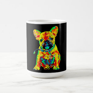 French Bulldog-Geschenk Frenchie Colorful Art Gi Kaffeetasse