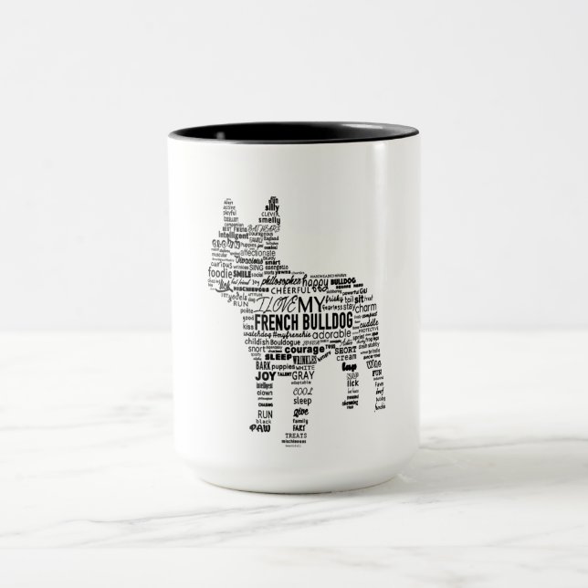 French Bulldog-Geschenk Tasse (Zentrum)