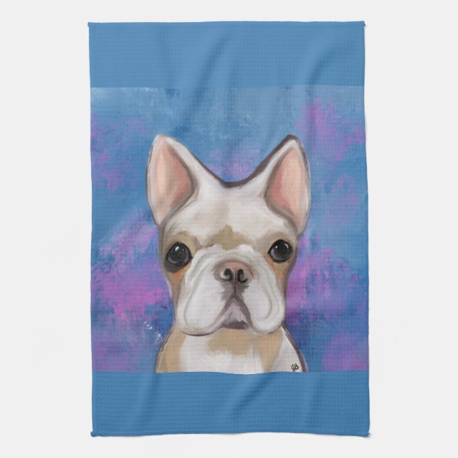 FRENCH BULLDOG GESCHIRRTUCH (Vertikal)