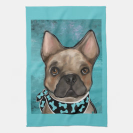 FRENCH BULLDOG GESCHIRRTUCH