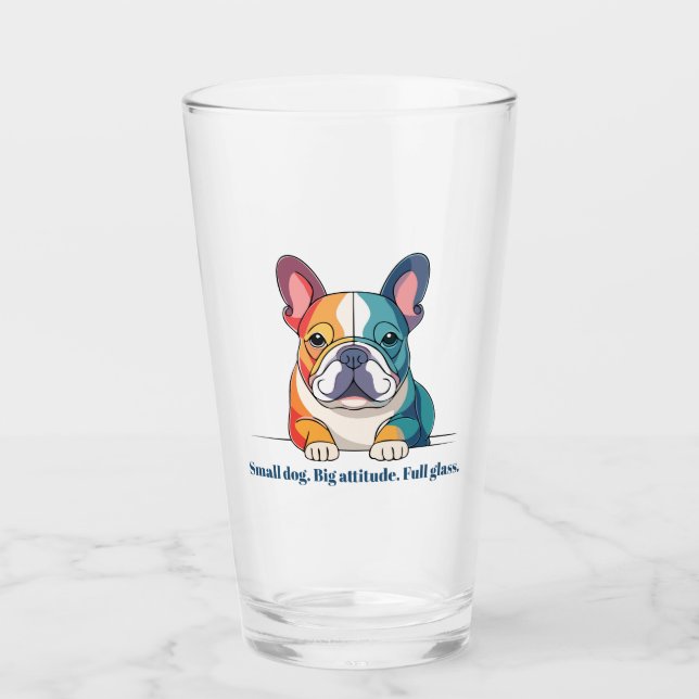 French Bulldog  Glas (Vorderseite)
