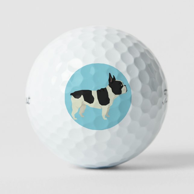 French Bulldog Golfball (Vorderseite)