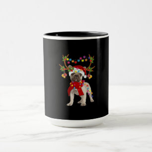 French Bulldog Gorgeous Rentier Weihnachtsbaum Tasse