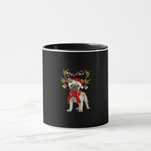 French Bulldog Gorgeous Rentier Weihnachtsbaum Tasse