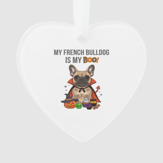 French Bulldog Halloween Costume  My French Bulldo Ornament (Vorderseite)