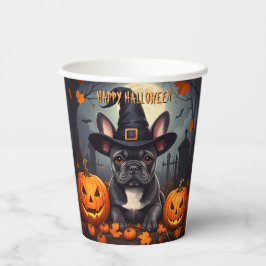 French Bulldog Halloween Pappbecher