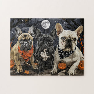 French Bulldog Halloween Spooky Puzzle