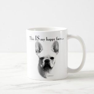 French Bulldog Happy Face Tasse