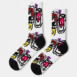 French bulldog hearts   socken