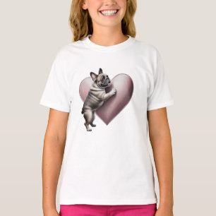 French Bulldog I love you T-Shirt