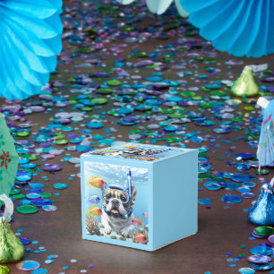 French Bulldog im Urlaub Tauschen lustig Geschenkschachtel