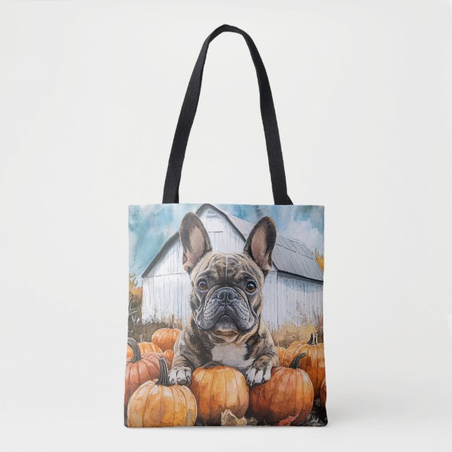 French Bulldog in Pumpkin Patch (Vorderseite)