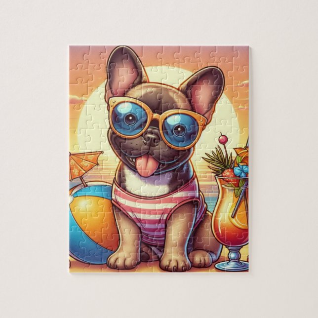 French Bulldog Jigsaw Puzzle (Vertikal)