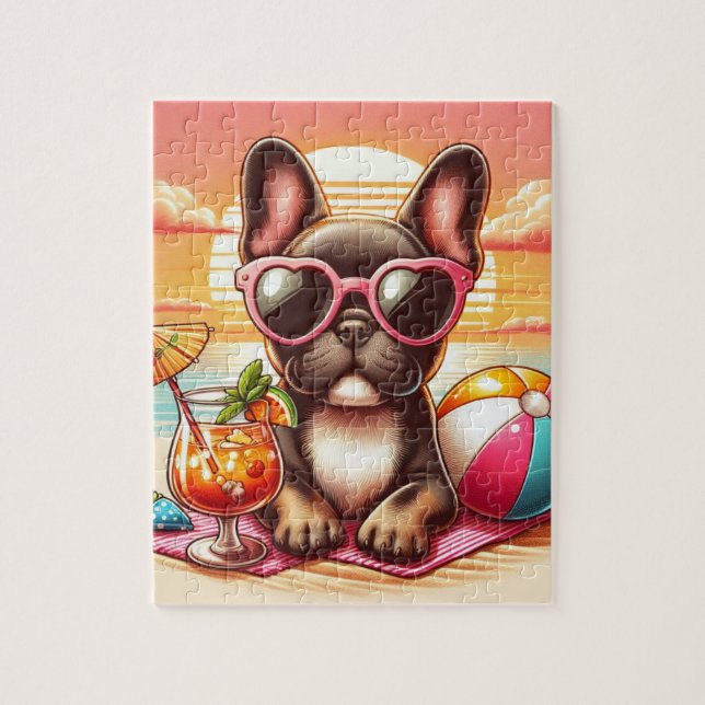 French Bulldog Jigsaw Puzzle (Vertikal)