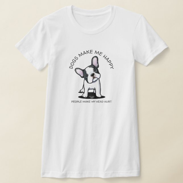 French Bulldog KiniArt T - Shirt (Ablage )