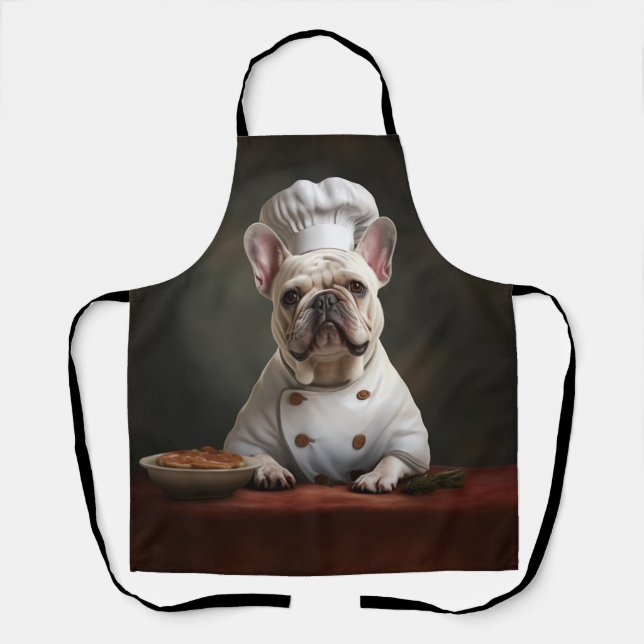 French Bulldog Koch Frenchie Schürze (Vorderseite)