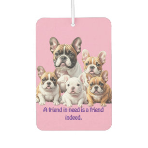 French Bulldog lustige Freunde Bulldoggen Autolufterfrischer