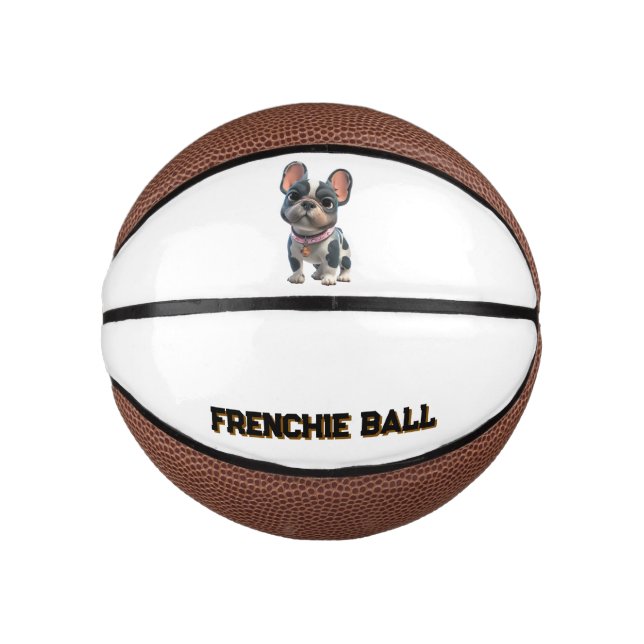 French Bulldog Mini Basketball (Vorderseite)