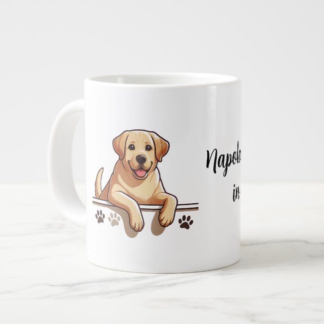 French Bulldog Napoleon Complex Jumbo-Tasse (Vorderseite Links)