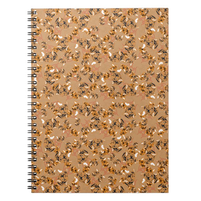 French Bulldog-Notebook Notizblock (Vorderseite)