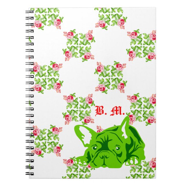 French Bulldog-Notebook Notizblock (Vorderseite)