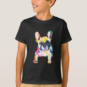 French Bulldog Original Watercolor Zeichne Geschen T-Shirt