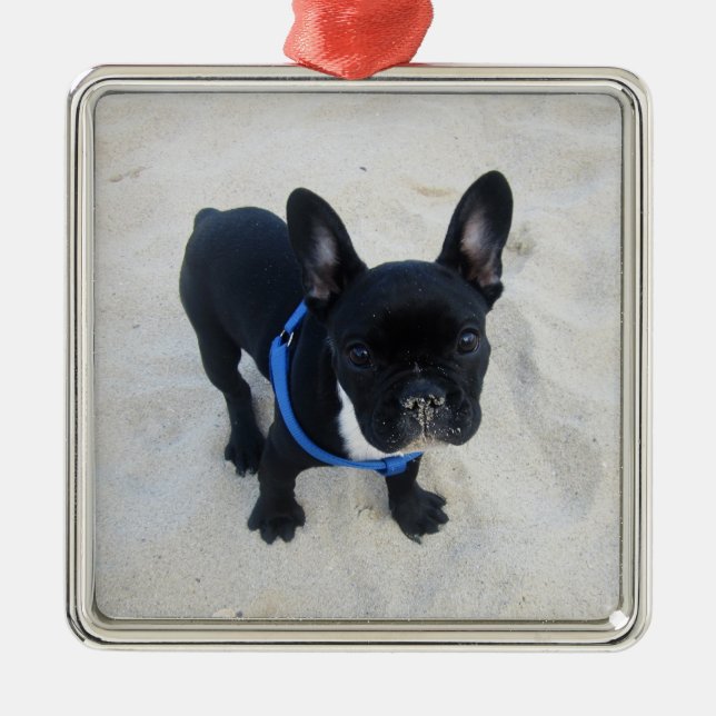 French Bulldog Ornament Personalisiert (Vorne)