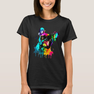 French Bulldog Paint Spritzer Frenchie Spritzer T-Shirt