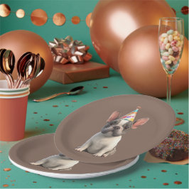 French Bulldog Pappteller