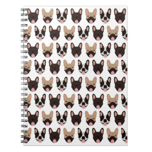 French Bulldog Pattern Notizblock