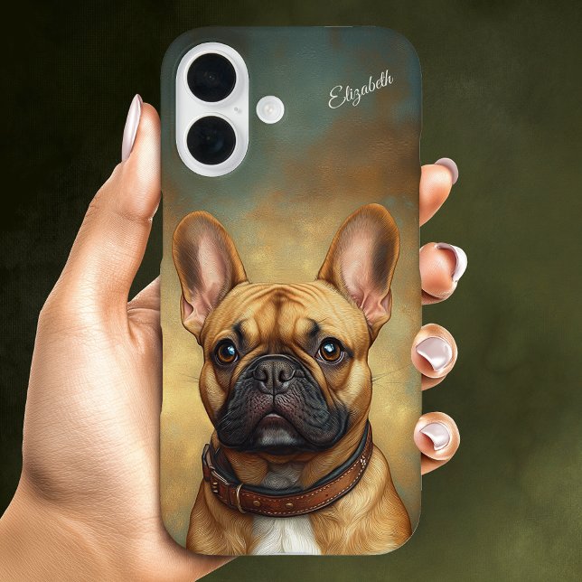 French Bulldog Personalisiert Fawn Frenchie Case-Mate iPhone Hülle (French Bulldog Personalized Fawn Frenchie Case-Mate iPhone Case)