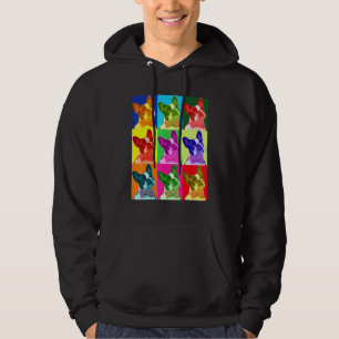 French Bulldog Pop Art Portrait Hunde Hoodie