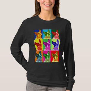 French Bulldog Pop Art Portrait Hunde T-Shirt