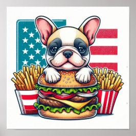 French Bulldog Poster