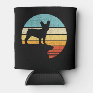 French Bulldog Retro Vintag Hund Welpenbesitzer Lo Dosenkühler