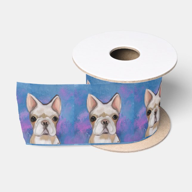 FRENCH BULLDOG SATINBAND (Spule)