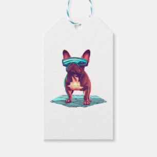 French Bulldog SciFi mit Cooler Sonnenbrille Geschenkanhänger